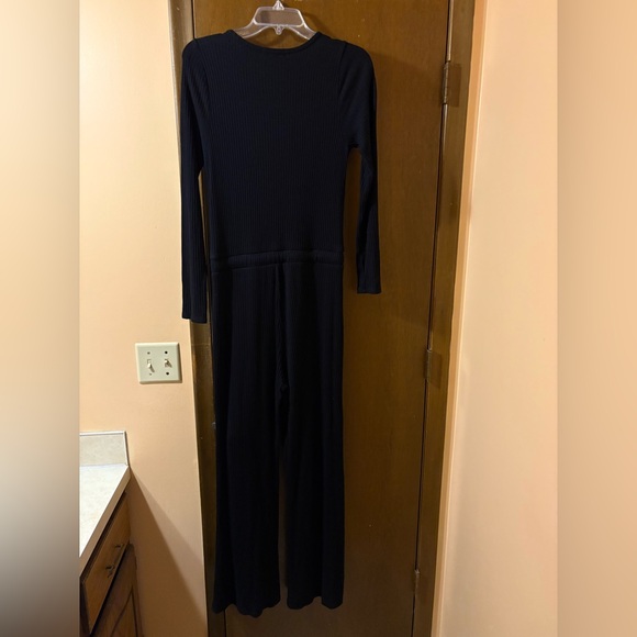 Beyond Yoga Knitted Ribbed Jumpsuit in Black - Picture 3 of 5